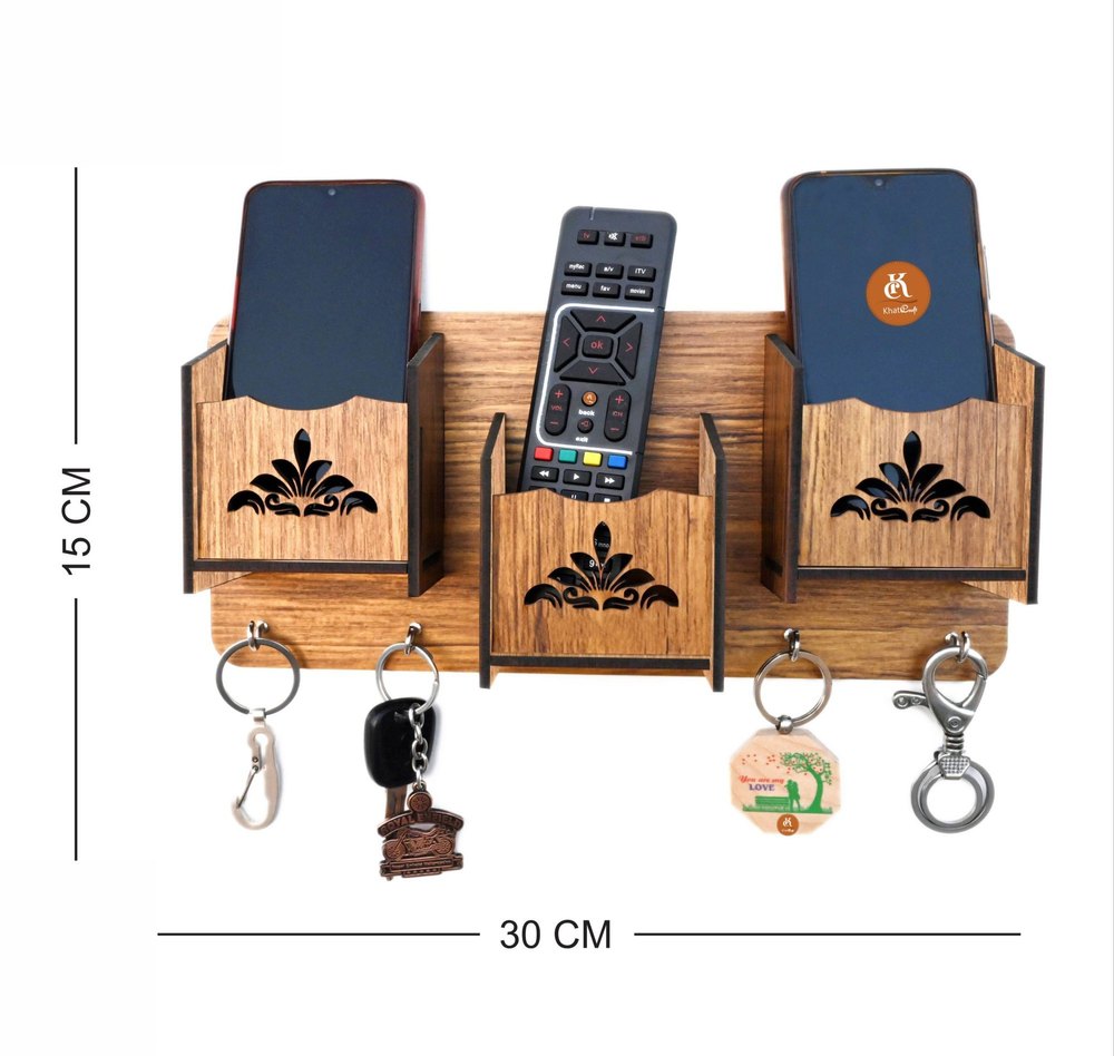 Mobile & Key Holder (Three Pocket) - Organize in Style